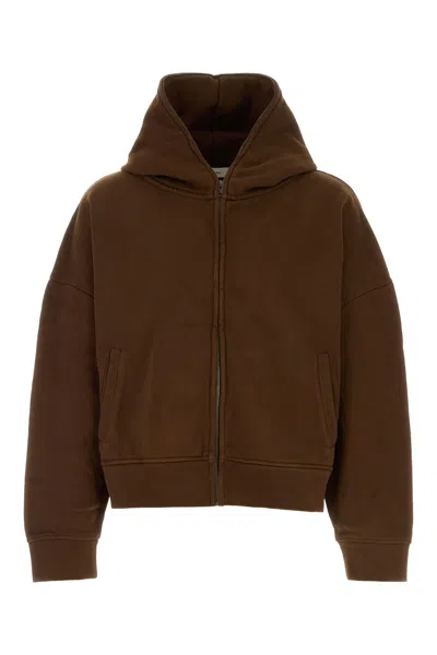 Entire Studios Chocolate Cotton Sweatshirt In Brown