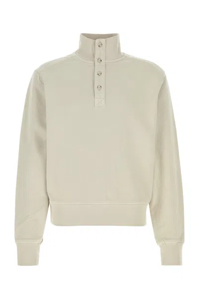 Entire Studios Chalk Cotton Sweatshirt In White