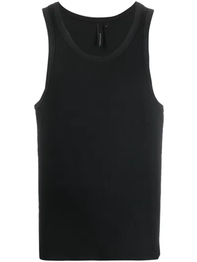 Entire Studios Fine-ribbed Tank Top In Black