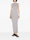 Entire Studios Sleeveless Maxi Dress In Grey