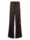 Entire Studios Flap-pocket Wool Trousers In Brown