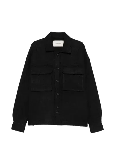 Entire Studios Flap-pocket Shirt Jacket In Black