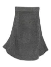 Entire Studios Flare Skirt Smoke Clothing In Black