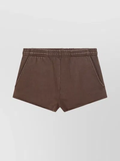 ENTIRE STUDIOS FLARED COTTON TROUSERS ELASTIC WAISTBAND