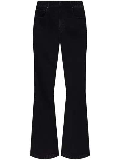 Entire Studios Flared Jeans In Black