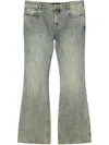Entire Studios Slim-flared Jeans Surfacewave In Blue