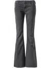 Entire Studios Flared Jeans In Grey