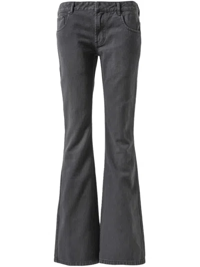Entire Studios Flared Jeans In Grey