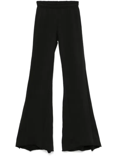 Entire Studios Flared Track Pants In Black