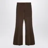 Entire Studios Organic Cotton Military Green Flared Trousers