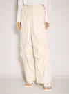 Entire Studios Freight Cargo Pants In Cream