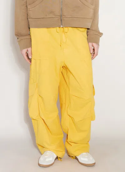 Entire Studios Freight Cargo Pants In Yellow