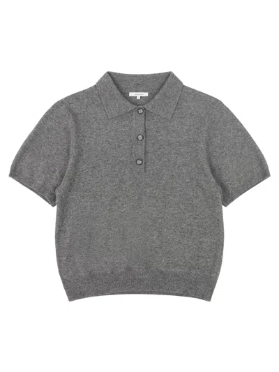 Entire Studios Front Button Knit Sweater In M/l Size In Grey