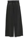 Entire Studios Full Wide-leg Track Pants In Black