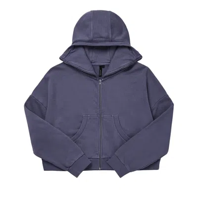 Pre-owned Entire Studios Full Zip Hoodie 'ink' | Black | Men's Size Xl