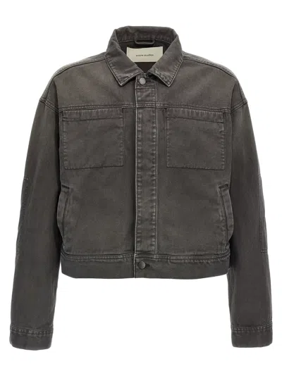 Entire Studios Gem Casual Jackets And Parka In Gray
