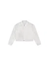 Entire Studios Gem Denim Jacket Bone In White