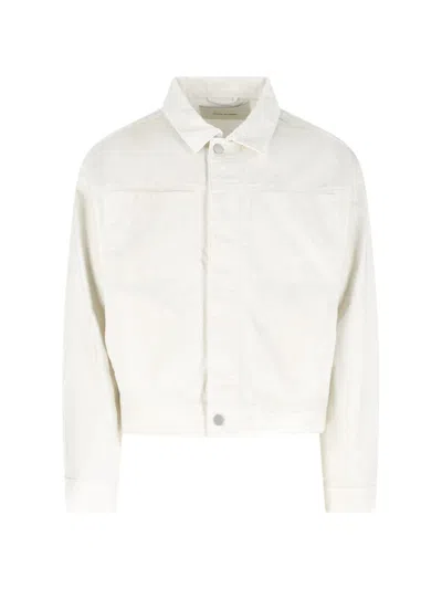 Entire Studios Gem Denim Jacket – Cream In Neutral