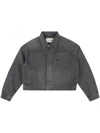 Entire Studios Gem Denim Jacket Stone Light In Gray
