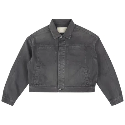 Pre-owned Entire Studios Gem Denim Jacket 'stone Light' | Grey | Men's Size M