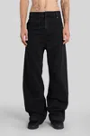 Entire Studios Gem Jeans Jeans In Black Cotton In Black