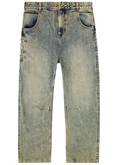 Entire Studios Gem Straight-leg Jeans In Blue