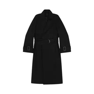 Pre-owned Entire Studios Goodman Trench Coat 'black' | Men's Size S