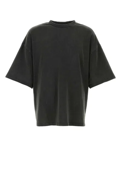 Entire Studios Graphite Cotton Oversize T-shirt In Black