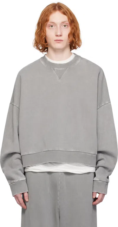 Entire Studios Gray Box Sweatshirt In Rhino