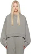 Entire Studios Gray Box Sweatshirt In Rhino