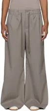 ENTIRE STUDIOS GRAY CINCH TROUSERS