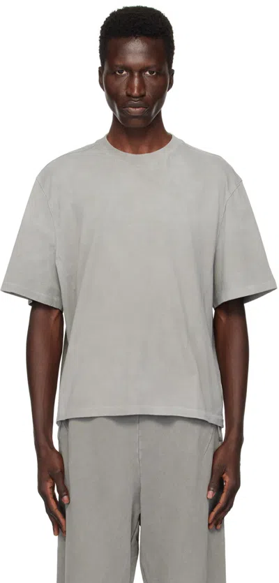 Entire Studios Brown Dart T-shirt In Rhino
