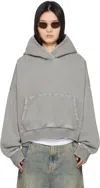 Entire Studios Gray Heavy Hoodie In Rhino