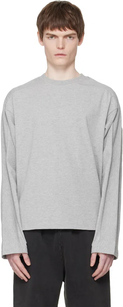 Entire Studios Gray Heavy Long Sleeve T-shirt