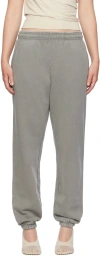 Entire Studios Grey Jogging Trousers In Cotton In Rhino