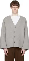 Entire Studios Jool Button Jacket In Gray