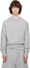 Entire Studios Crewneck Pullover Sweatshirt In Gray