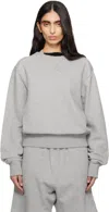 Entire Studios Gray Pod Crew Sweatshirt In Gray