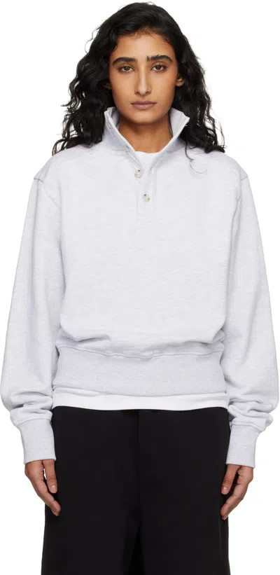 Entire Studios Gray Port Pullover Sweatshirt
