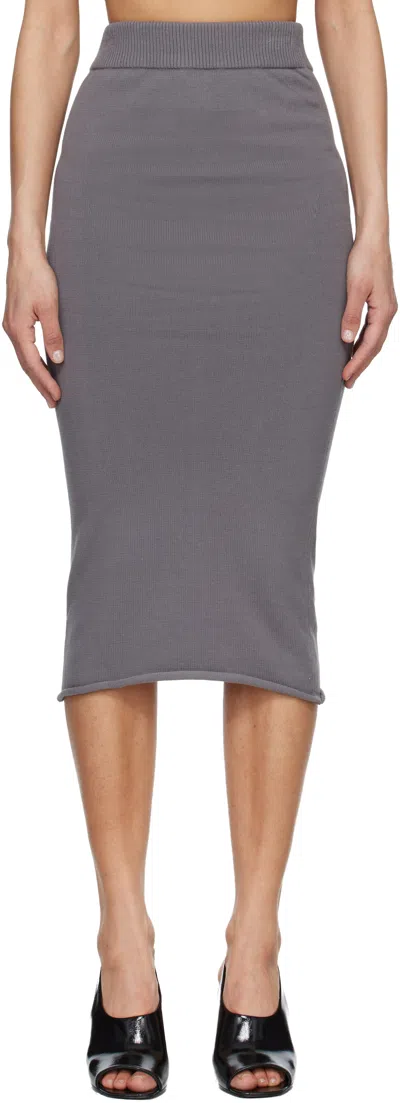 Entire Studios Elastic Waist Midi Skirt In Multi