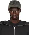 Entire Studios Gray Standard Cap In Washedblack