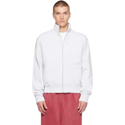 Entire Studios Gray Standard Track Jacket In White