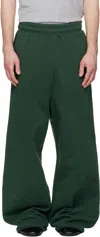 Entire Studios Green Full Sweatpants In Green