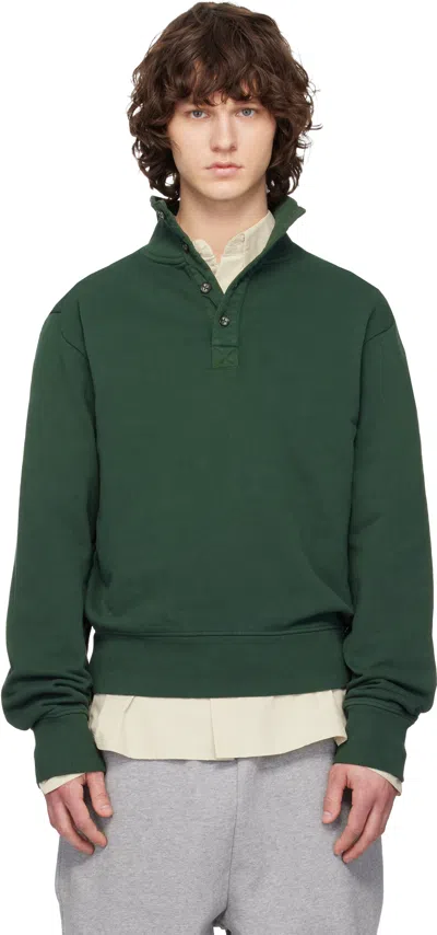 Entire Studios Green Port Pullover Sweatshirt