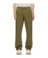 Entire Studios Green Straight-leg Sweatpants In Green