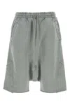 Entire Studios Grey Cotton Bermuda Shorts