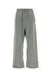 Entire Studios Grey Cotton Joggers In Rhino