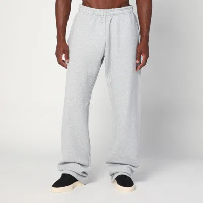 Entire Studios Grey Cotton Jogging Pants In Gray