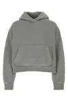 Entire Studios Grey Cotton Oversize Sweatshirt In Gray