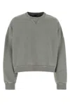Entire Studios Grey Cotton Oversize Sweatshirt In Gray